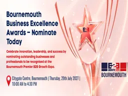 Bournemouth B2B Growth Expo 2027 | Nominating Your Business For An Award